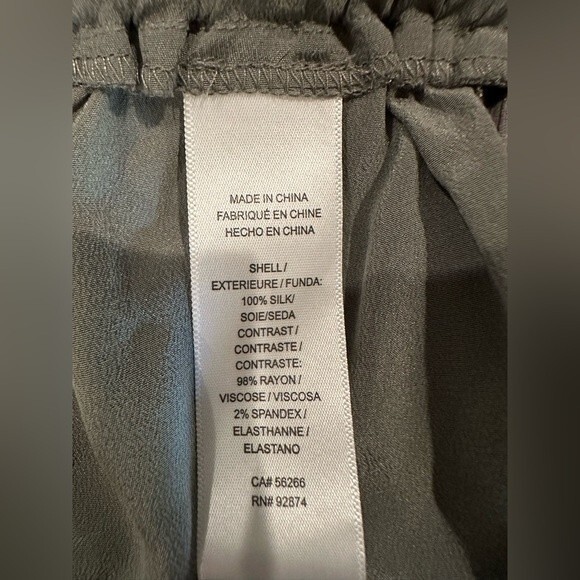 Splendid 100% Silk Naya Jogger Pants Size Small - Picture 12 of 14